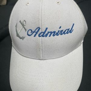 White Admiral baseball hat. Good condition.